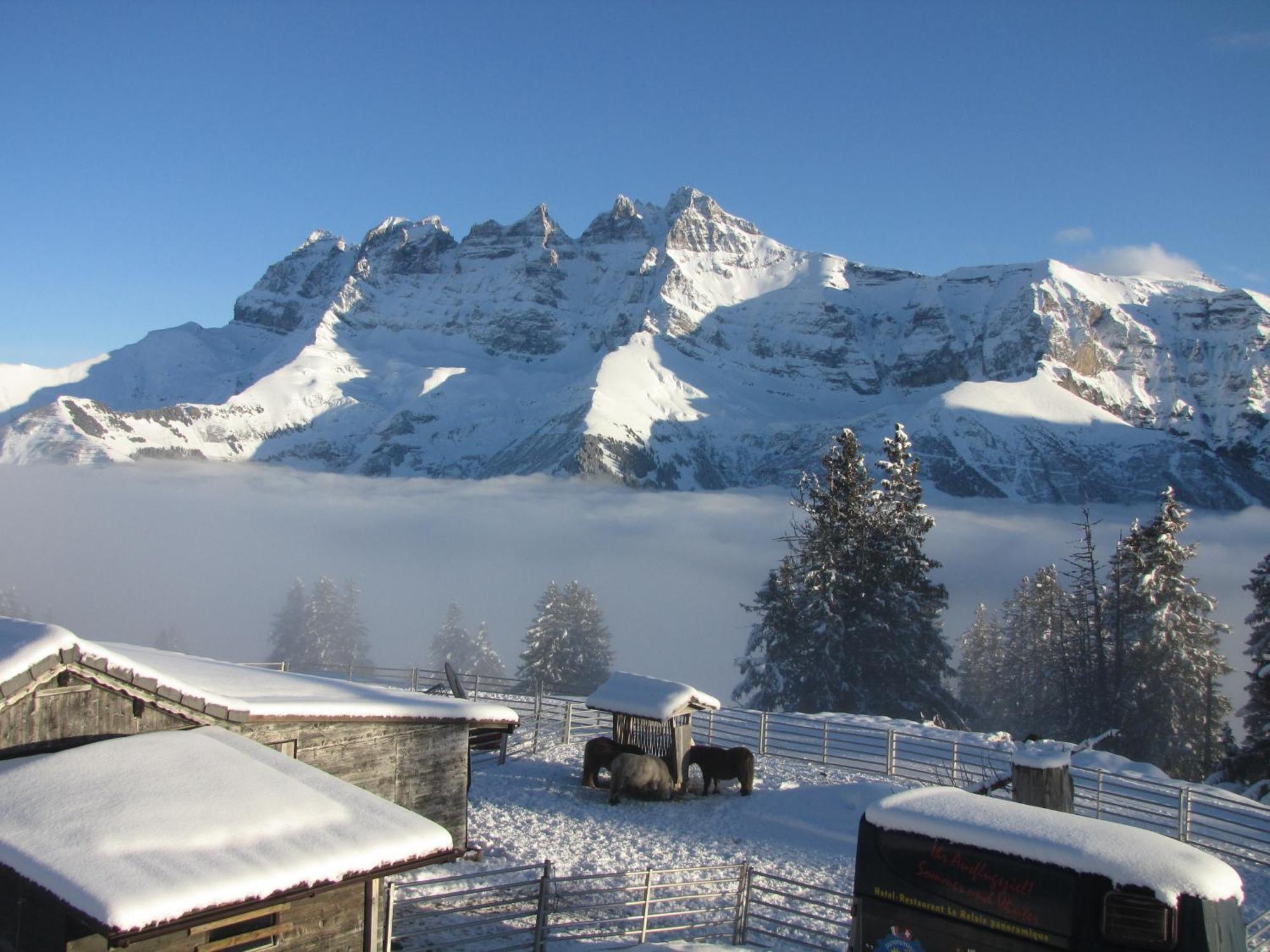 Hotel-Restaurant Le Relais Panoramique Les Crosets Esterno foto